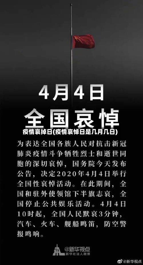 疫情哀掉日(疫情哀悼日是几月几日)-第3张图片
