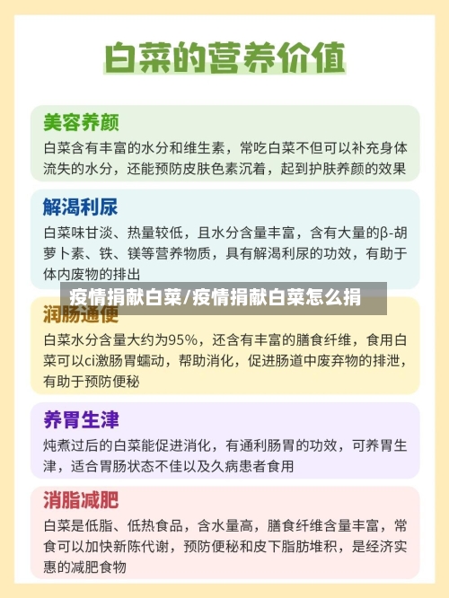 疫情捐献白菜/疫情捐献白菜怎么捐