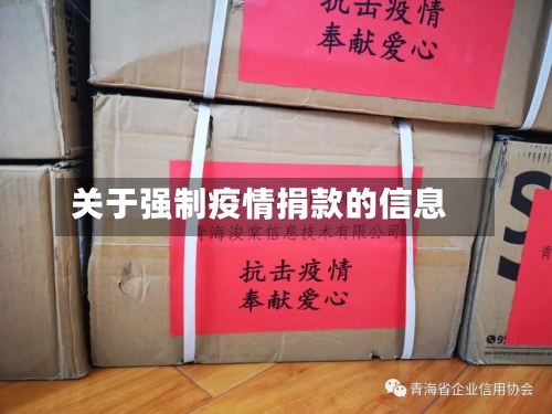 关于强制疫情捐款的信息-第2张图片