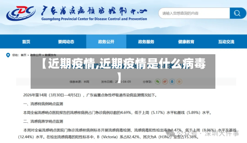 【近期疫情,近期疫情是什么病毒】