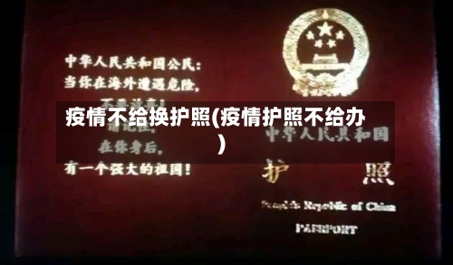 疫情不给换护照(疫情护照不给办)-第2张图片